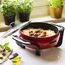 Bestron APP800 Festa Italiana Party Pan Rood/Zwart