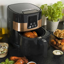Bestron AAF7003DCO PrepAir Digitale Heteluchtfriteuse 4L 1300W Zwart/Koper