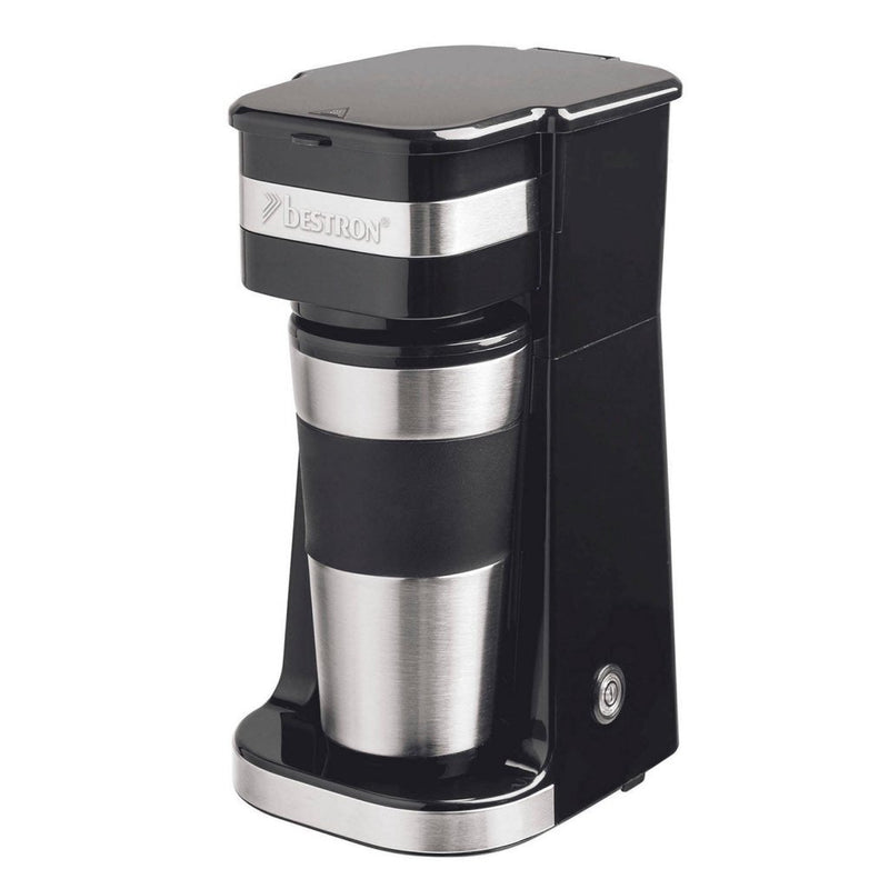 Bestron ACM112Z Koffiezetapparaat met Thermomok Zwart/RVS