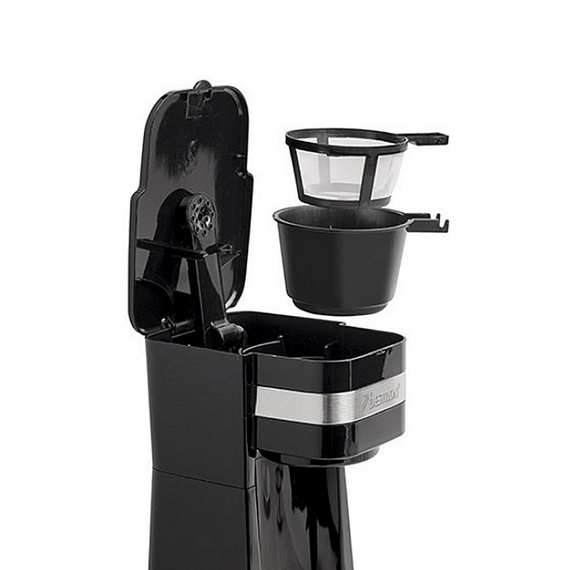 Bestron ACM112Z Koffiezetapparaat met Thermomok Zwart/RVS