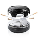 Bestron APD600Z Pizzetteria voor 6 Personen Zwart