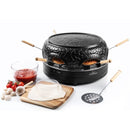 Bestron APD600Z Pizzetteria voor 6 Personen Zwart