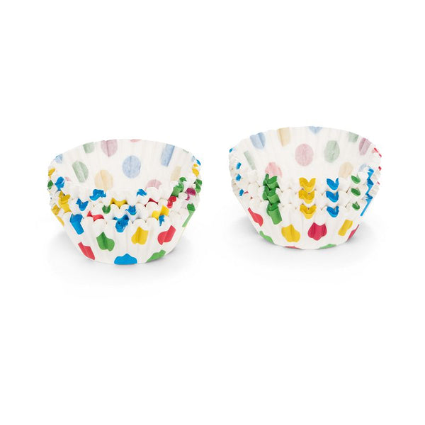 Patisse cup-cakes op kaart  AND apos;gekleurde stippen AND apos; 200st.