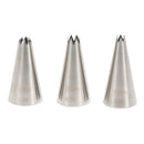 Patisse Spuitmondjes 3 Stuks RVS