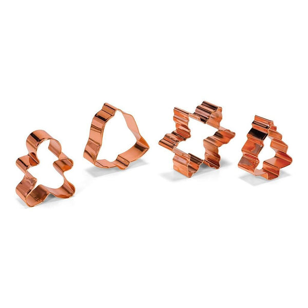 Patisse Uitsteekvormen Kerst Set van 4 Stuks RVS