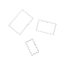 Patisse Uitsteekvormen Rechthoekig 3 Stuks RVS