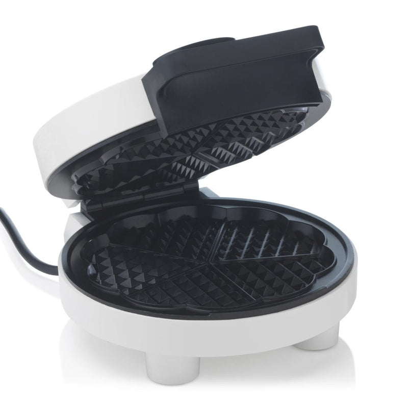 Trebs 13100 Wafelijzer Hartjes 1000W Wit