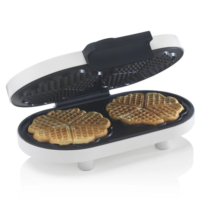 Trebs 13120 Wafelijzer Hartvormig Wit