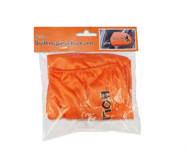 Set a 2 buitenspiegelhoezen oranje