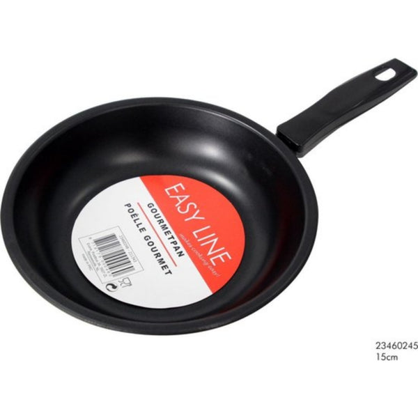 Easyline Gourmetpannetje 15 cm Zwart