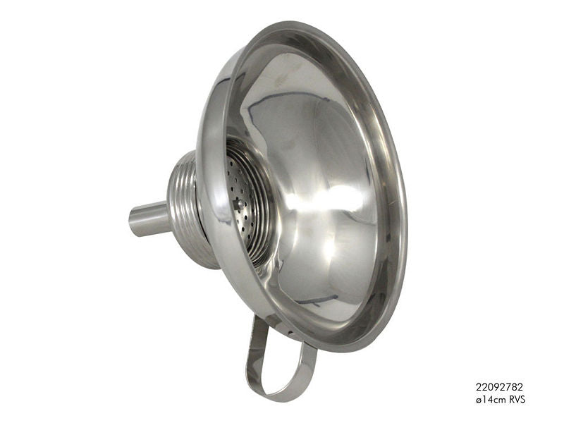 Inmaaktrechter rvs 14cm