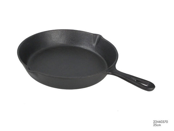 Koekenpan 25cm gietijzer