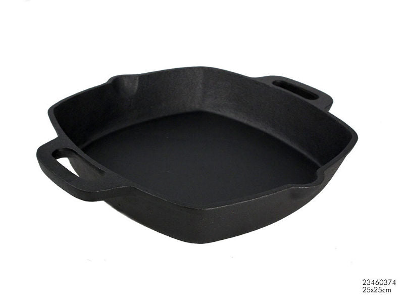 Ovenschaal 25x25cm gietijzer