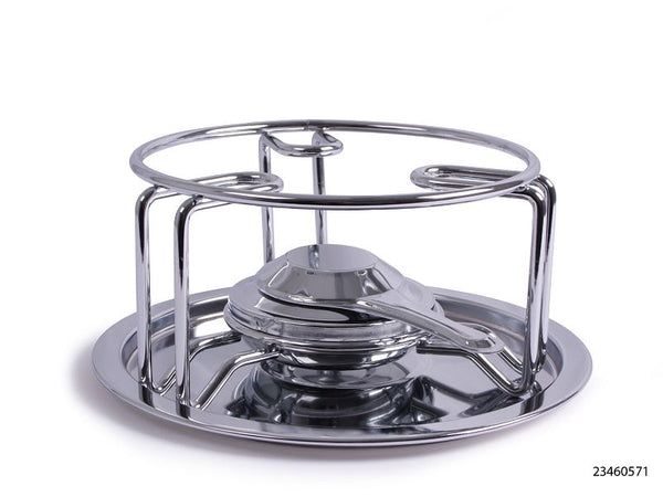 Rechaud chroom met brander