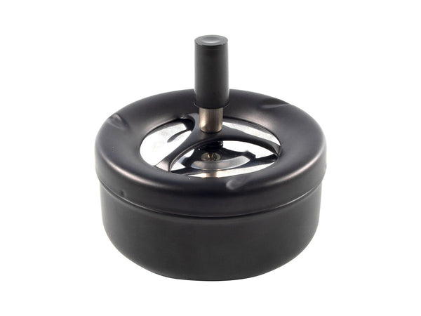 Drukasbak zwart rond 11cm