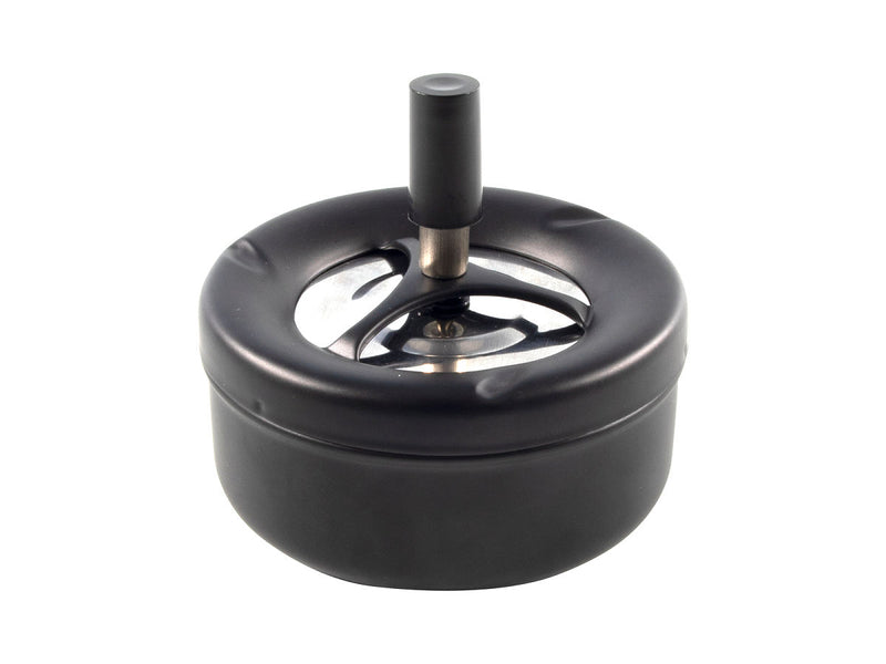 Drukasbak zwart rond 11cm