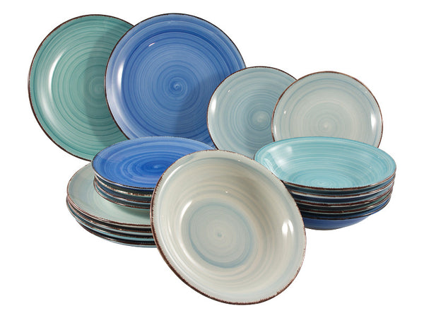 Serviesset Blue 18-delig