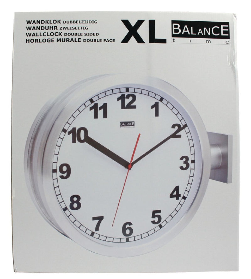 Balance He-clock-86 Dubbelzijdige Stationsklok