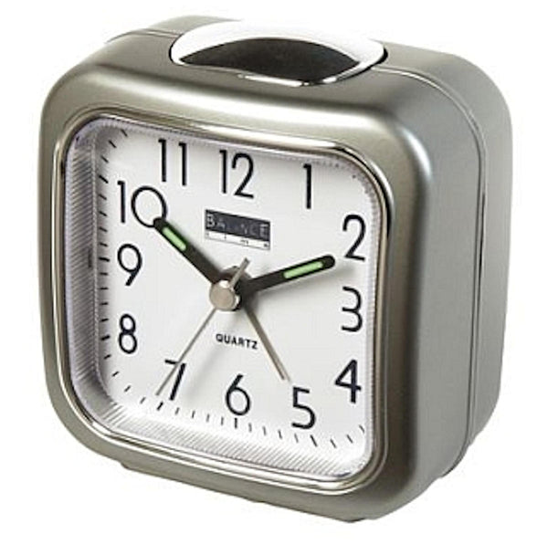 Balance Time wekker analoog grijs