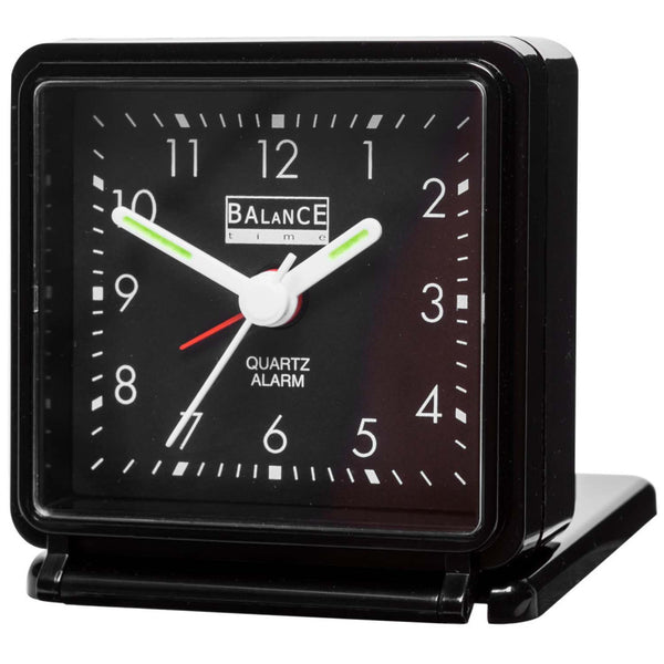 Balance 982992 Analoge Reiswekker Plastic Zwart