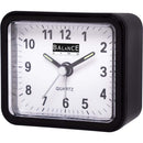 Balance Time wekker analoog zwart