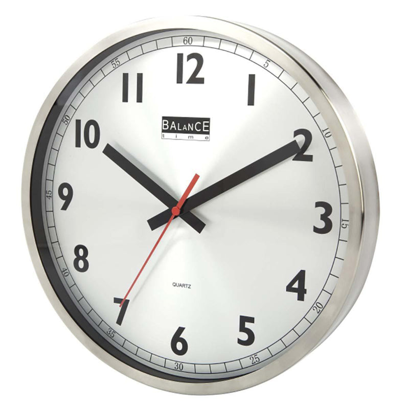 Balance 506575 Wall Clock 30 Cm Analogue Aluminum