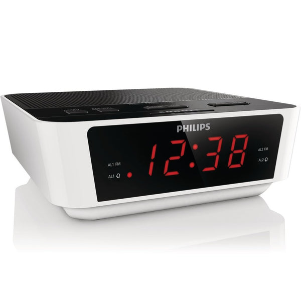 Philips AJ3115/12 Wekkerradio Zwart/Wit