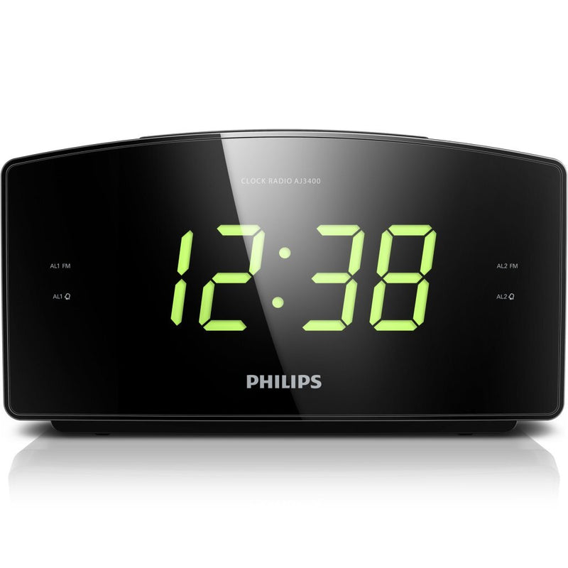 Philips AJ3400/12 Wekkerradio Zwart