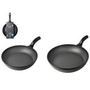 Gusta Koekenpannen Set 24+28 cm Zwart