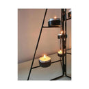 Gusta Kerstboom Theelichthouder 38 cm Metaal/Zwart