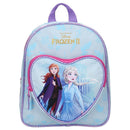 Disney Frozen 2 Rugzak met Voorvak Blauw/Roze/Paars