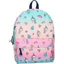 Milky Kiss Rugzak Spread Your Wings Roze/Blauw