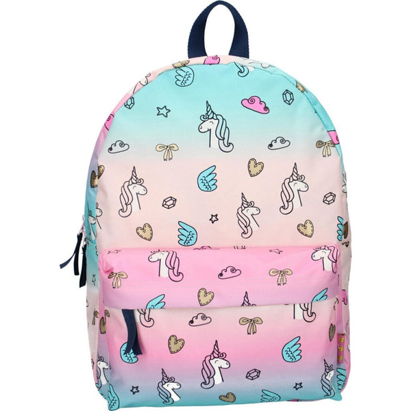 Milky Kiss Rugzak Spread Your Wings Roze/Blauw