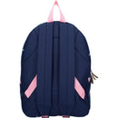 Milky Kiss Rugzak Blauw met Roze Hartjes