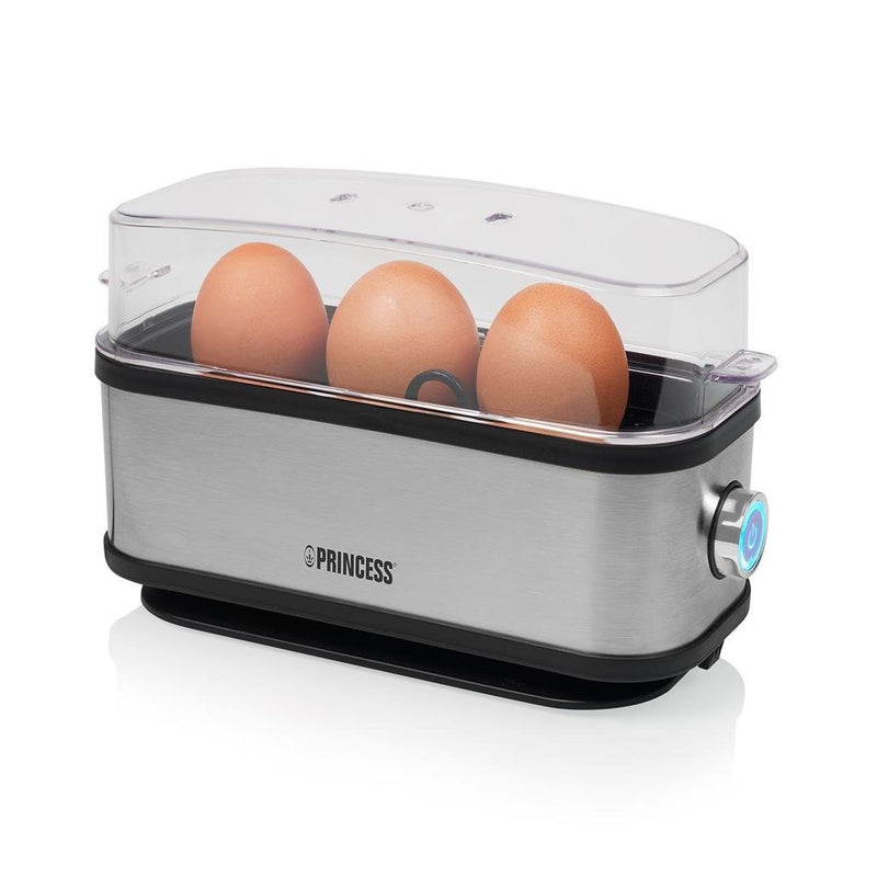 Princess 262045 Eierkoker RVS/Zwart