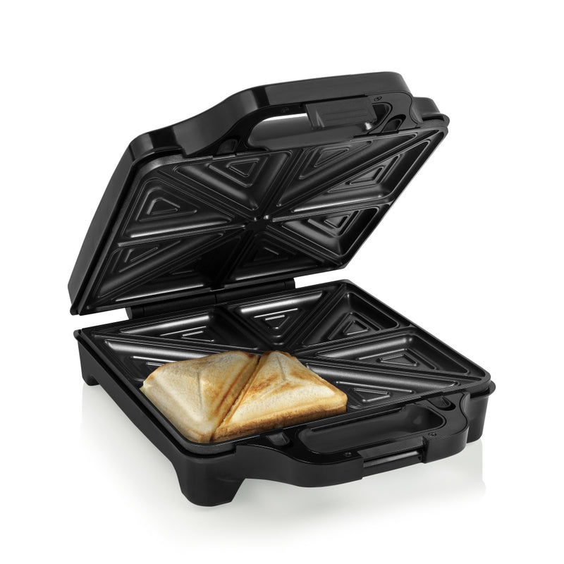 Princess 127006 Sandwich Maker Supreme XXL RVS/Zwart