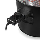 Princess 112240 Hybride Bucket Barbecue + Bamboe Serveerplank Zwart