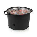 Princess 112240 Hybride Bucket Barbecue + Bamboe Serveerplank Zwart