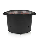 Princess 112240 Hybride Bucket Barbecue + Bamboe Serveerplank Zwart