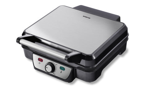 Inventum Contactgrill 1800W zwart/RVS