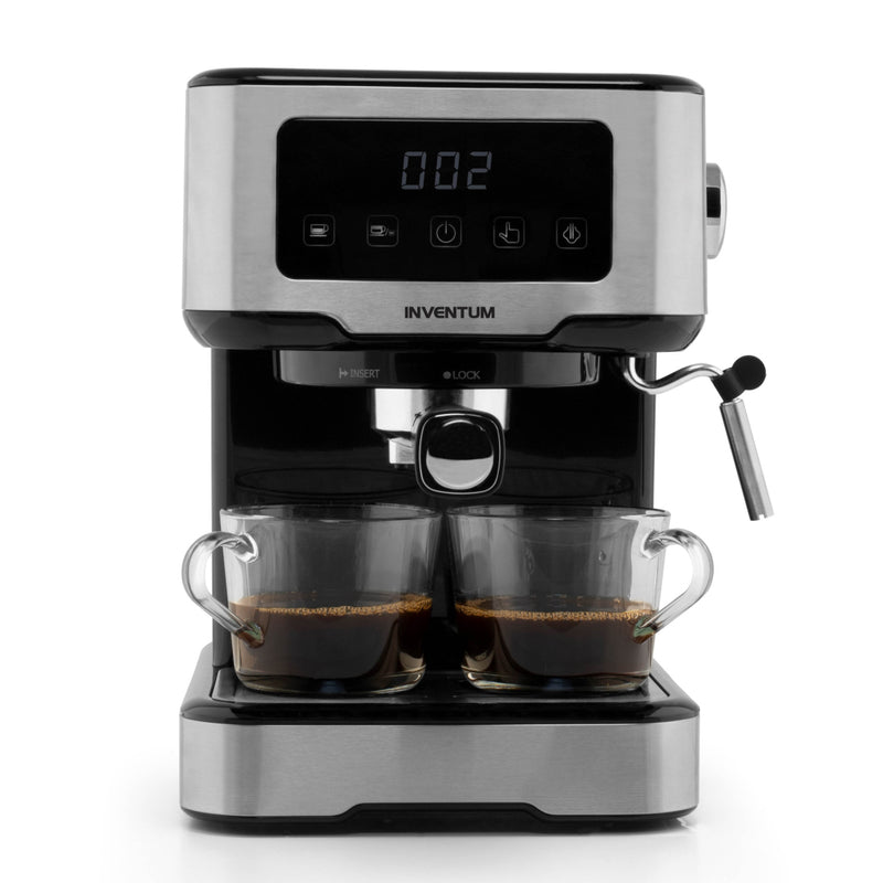 Inventum KZ910PD Espressomachine RVS/Zwart