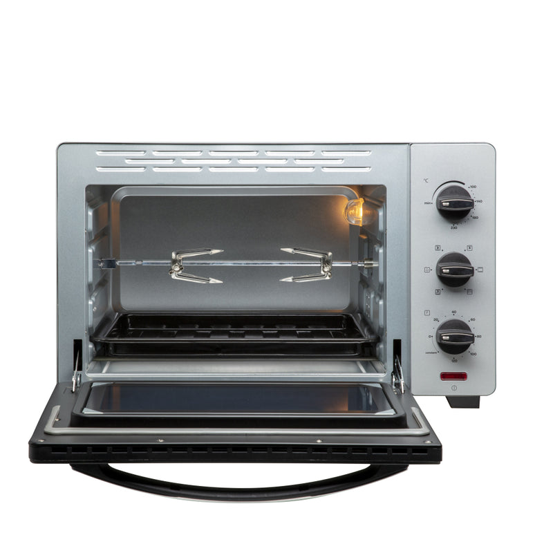 Inventum OV307S Heteluchtoven 30L 1600W Zwart/Zilver