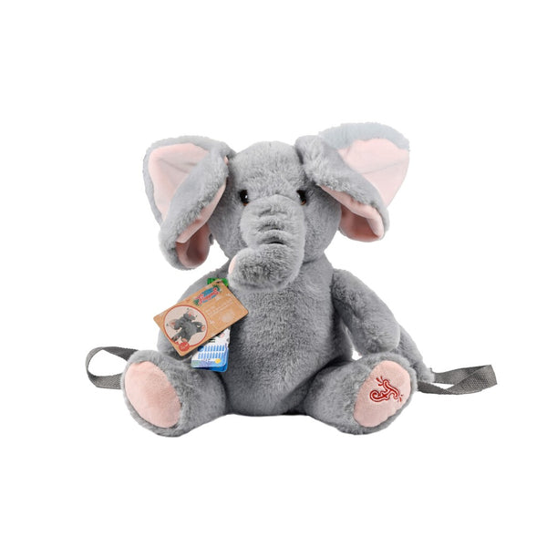 Flappers Eco Pluche Rugtas Olifant Flap 25x18x30 cm