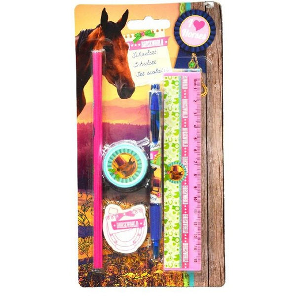 Horses Schoolset 3 Delig