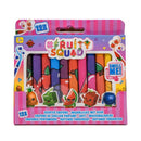 12 fruitysquad krijtjes met geur FS60354