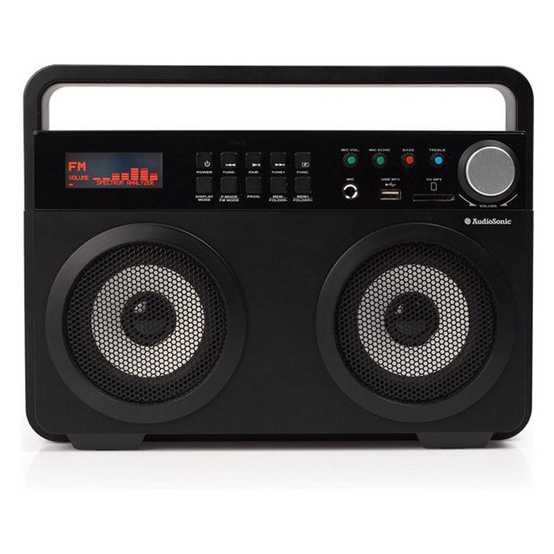 Audiosonic RD-1557 Draagbare Radio Zwart
