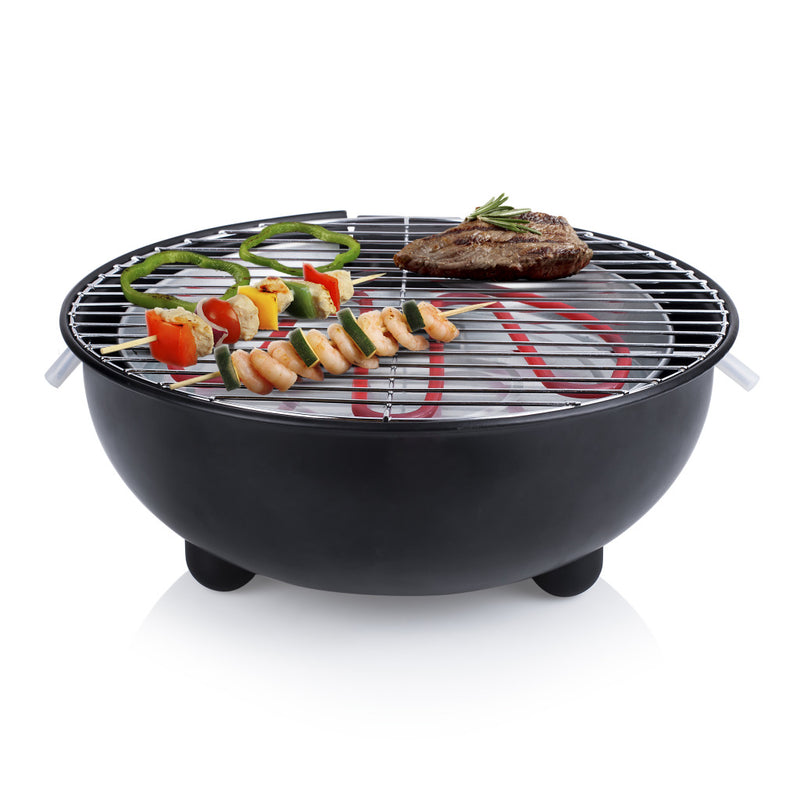 Tristar BQ-2880 Elektrische Barbecue Zwart 30x30 cm 1250W