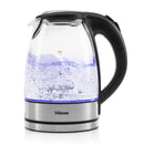 Tristar WK-3377 Glazen Waterkoker met LED-Lichtring Zwart/RVS 1,7L 2200W