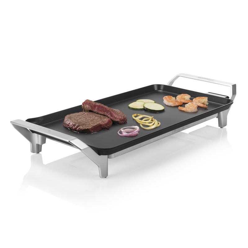 Princess 103100 Table Chef Premium Bakplaat 54.2x24.3x8.6 cm 2000W Beige/Zilver