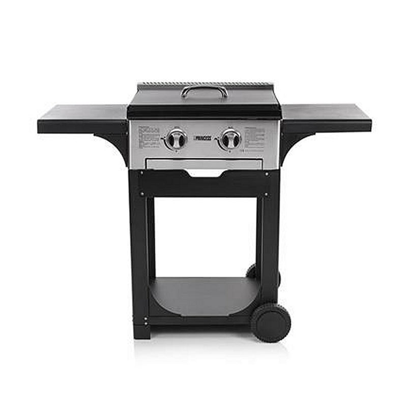Princess 105055 FR Gasbakplaat met Trolley RVS/Zwart